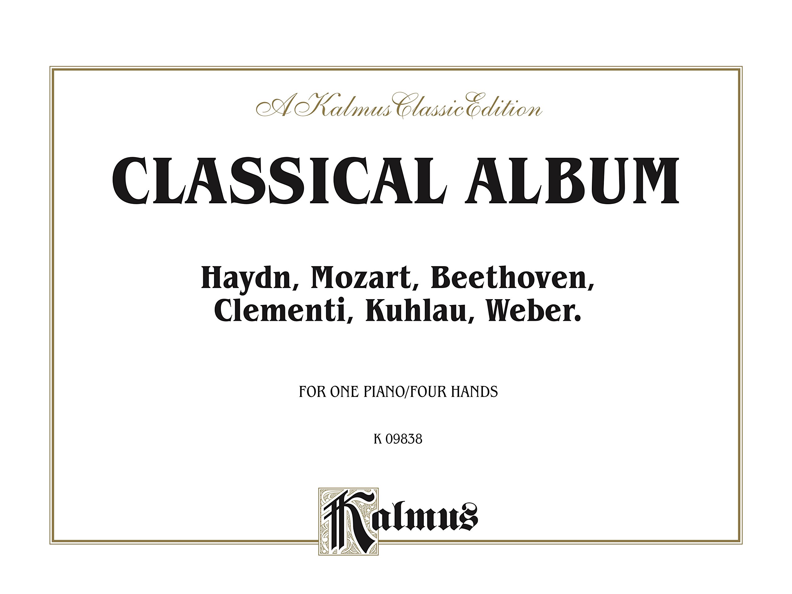 Advanced Piano Duo Partition musique classique 1 piano 4 hands