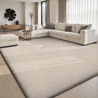 Rugs Living Room 160x230cm,Taupe Extra Large Modern Short Pile Area Rug, Machine Washable Anti-Slip Carpet for Bedroom Office Kids Room Home Decor