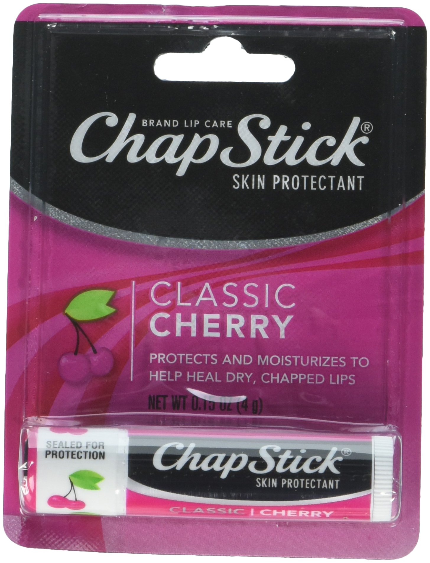 ChapStick Lip Balm Cherry 0 15 oz Pack of 12