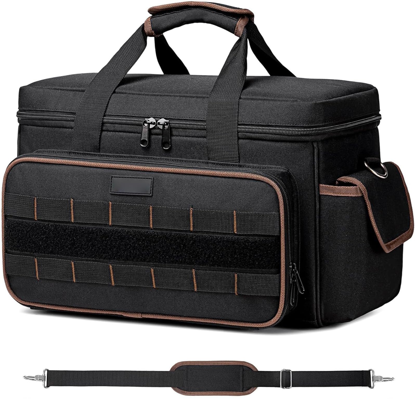 Tsophreniq Permanent 17 Foot Strong Equipment With Multiple Pouches And Impermeable Coating For Professional Craftsmen And Handknit Undertakings Waterproof Equipment With Padded Handle
