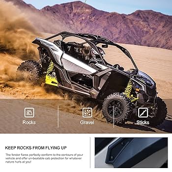 AmeriKEITAMARUYAMA×AMERIVOLUMEFLAREDRESS Amazon.com: KIWI MASTER Full Coverage Fender Flares for 2017