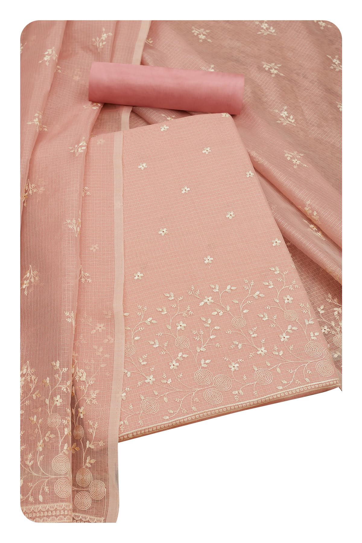 soch Womens Peach Kota Shimmer Embroidered Unstitch Dress Material With Thread Work-picture-11