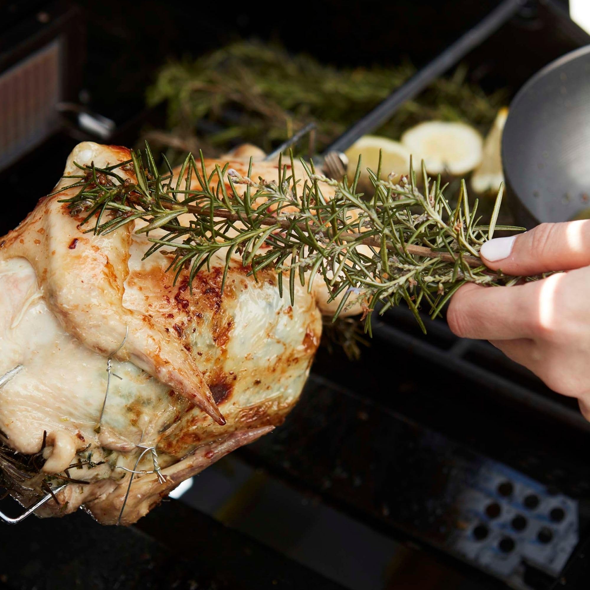 Cook'in Garden Girarrosto Barbecue - 85 Cm - Per Arrosti E Grigliate - Facile Da Usare - Foto 2