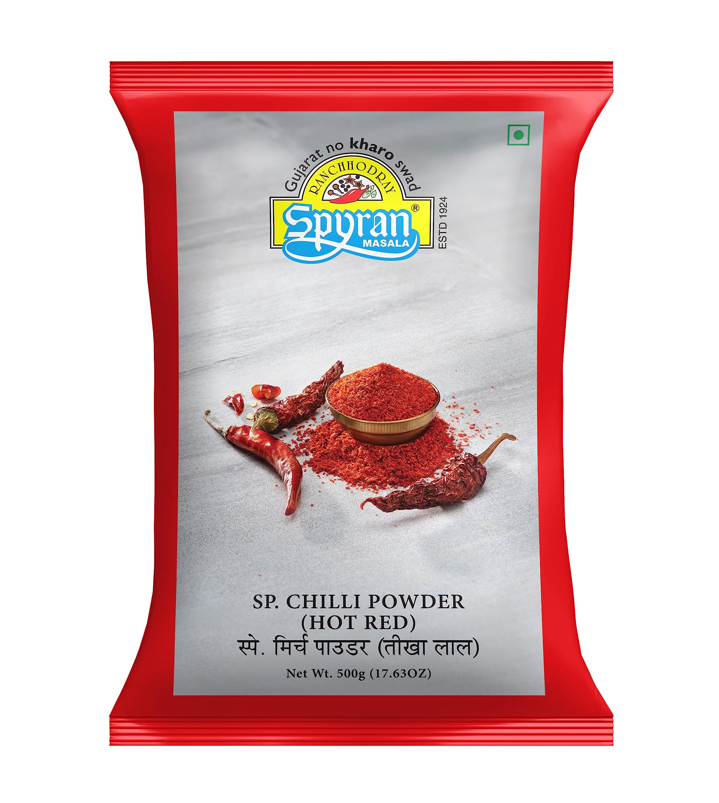 Spyran Special Hot Red Chilli/Chilly | No preservative | Spicy Mirchi | Tikhalal Marchu Powder 500 grams (B0CBPZKJSX) Amazon Price History, Amazon Price Tracker