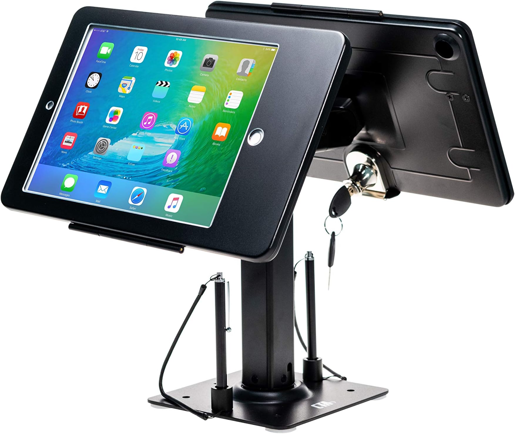 Dual Kiosk Stand CTA Security Kiosk Dual Stand with