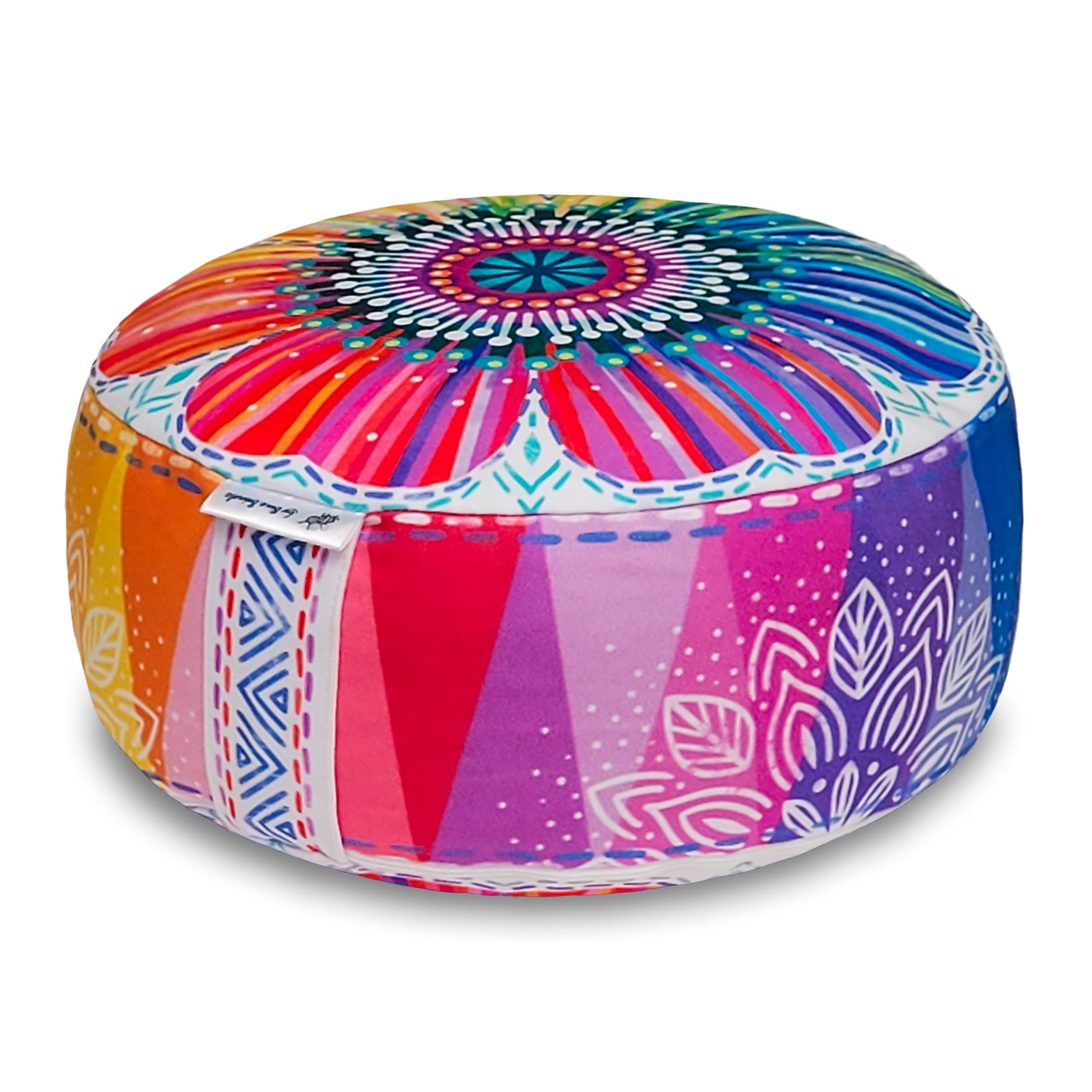 Bine Brändle Coussin de méditation Mandala - Coussin de yoga - Coussin de sol - Hauteur d'assise : 15 cm - Garnissage en vannure d'épeautre réglable - Certifié GOTS Bine Brändle Coussin de méditation Mandala - Coussin de yoga - Coussin de sol - Hauteur d'assise : 15 cm - Garnissage en vannure d'épeautre réglable - Certifié GOTS