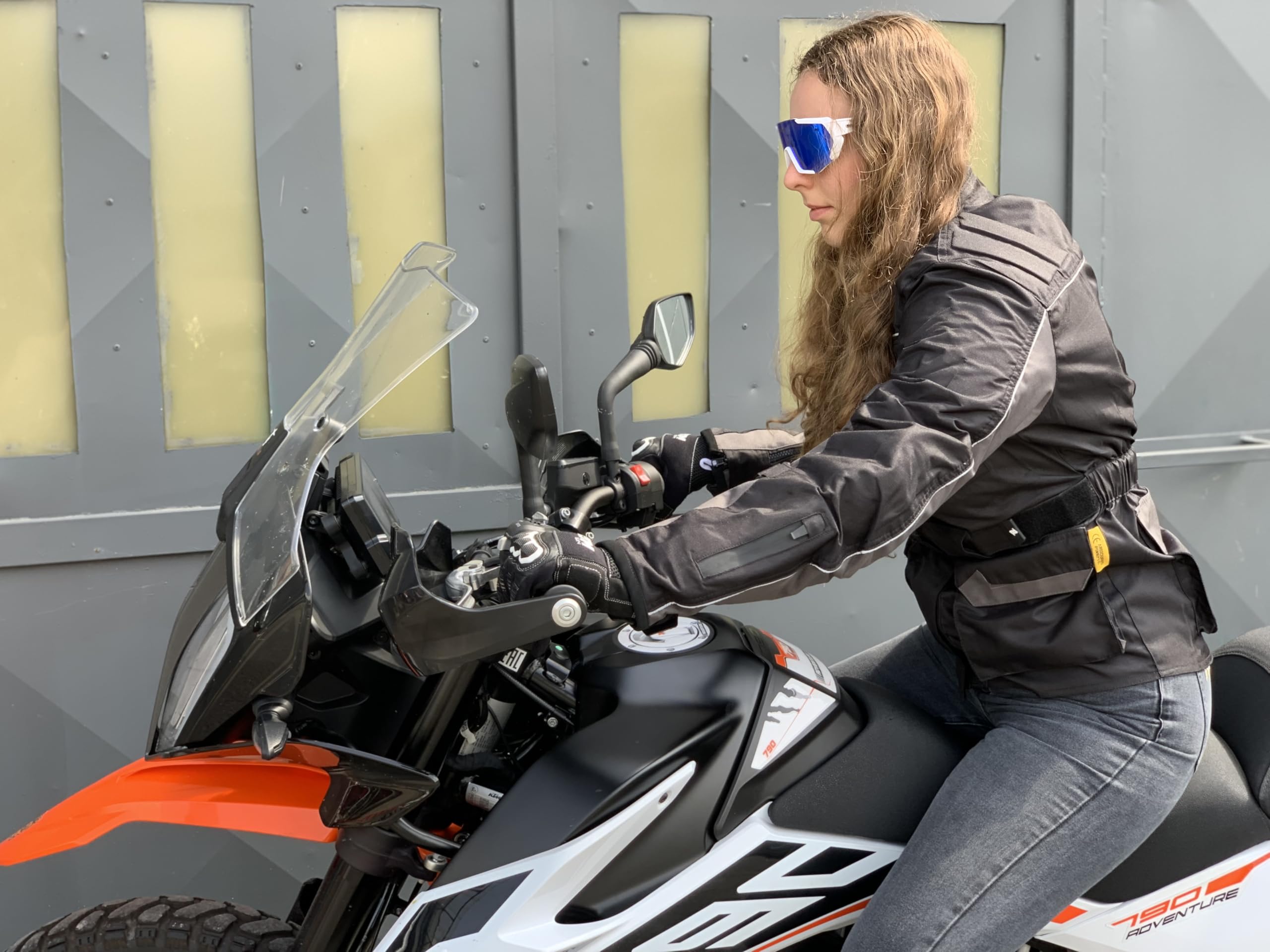 Blouson moto femme TLA EXPLORA LIGHT LADY avec protections CE | Veste de moto printemps/été | Veste de moto 2 saisons | Veste de moto respirante | Veste Enduro Femme