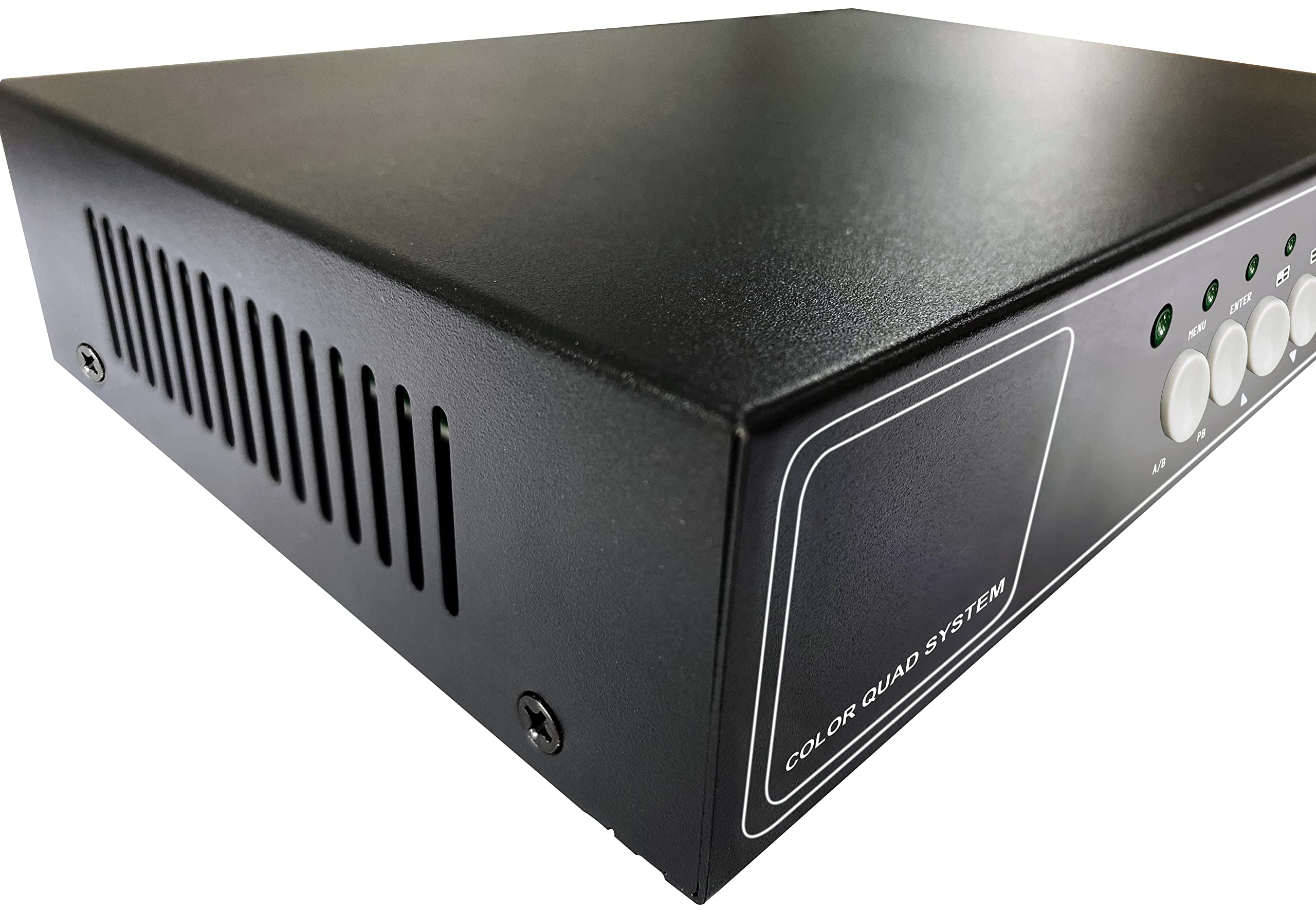 UHPPOTE 8CH Color Quad System Video Splitter CCTV Procesador de cámara CCTV con control remoto 10 adaptador BNC
