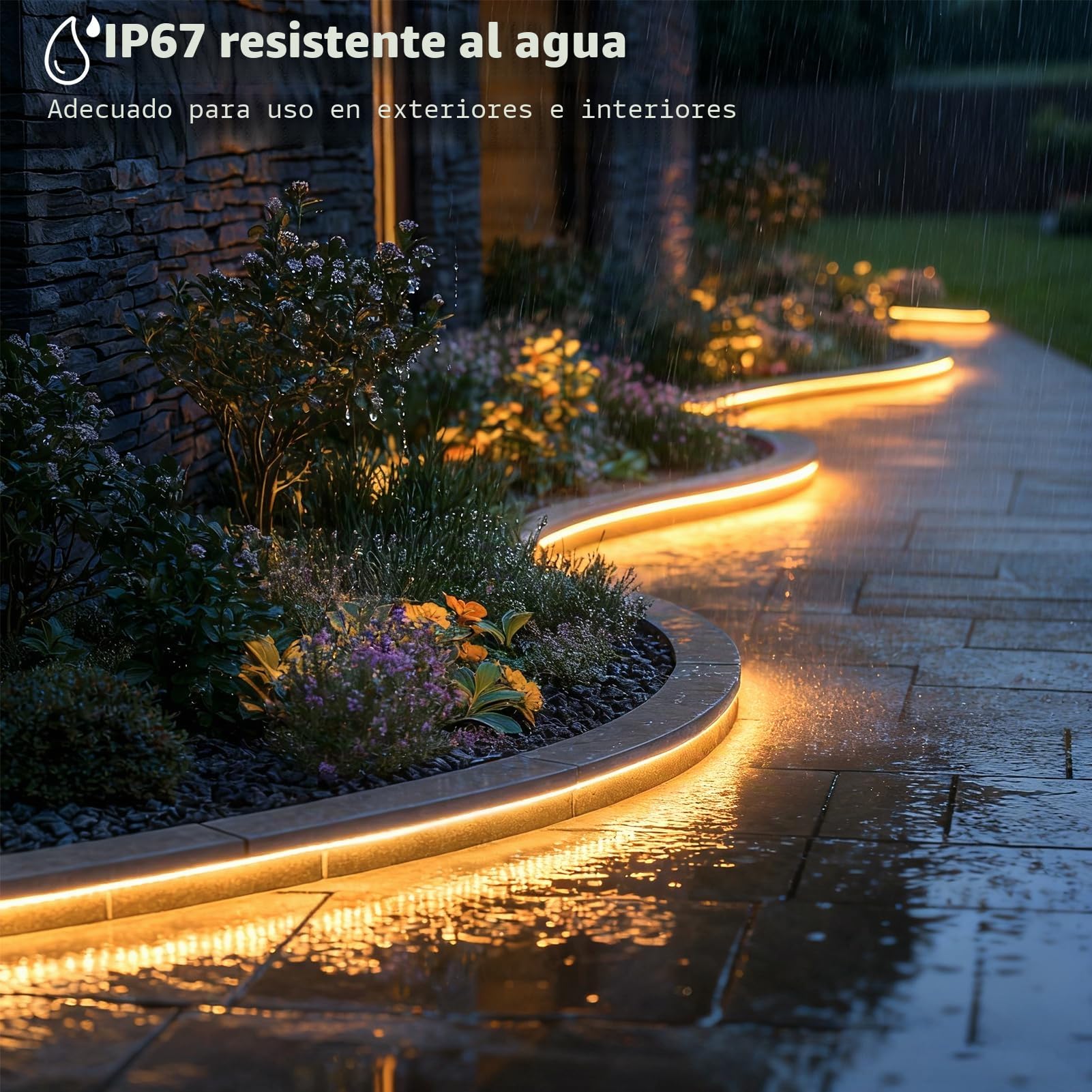 CCILAND COB Tira LED de 15 m, luz blanca cálida 2700 K, 24 V Tira LED regulable con temporizador, impermeable, cinta LED flexible autoadhesiva para el hogar, cocina, interior, exterior, DIY