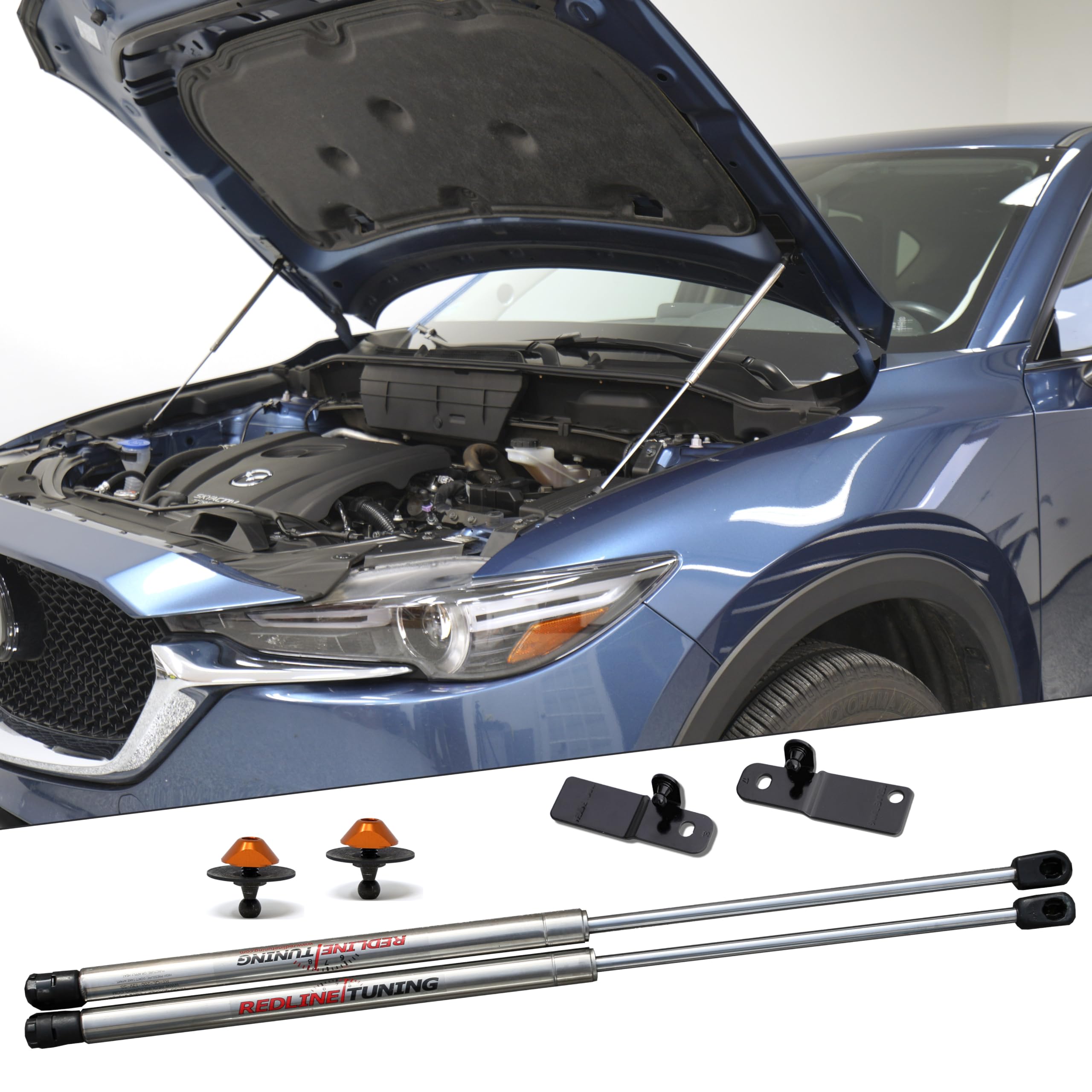 Amazon.com: Redline Tuning 21-26012-03 Hood Quicklift Elite Mazda