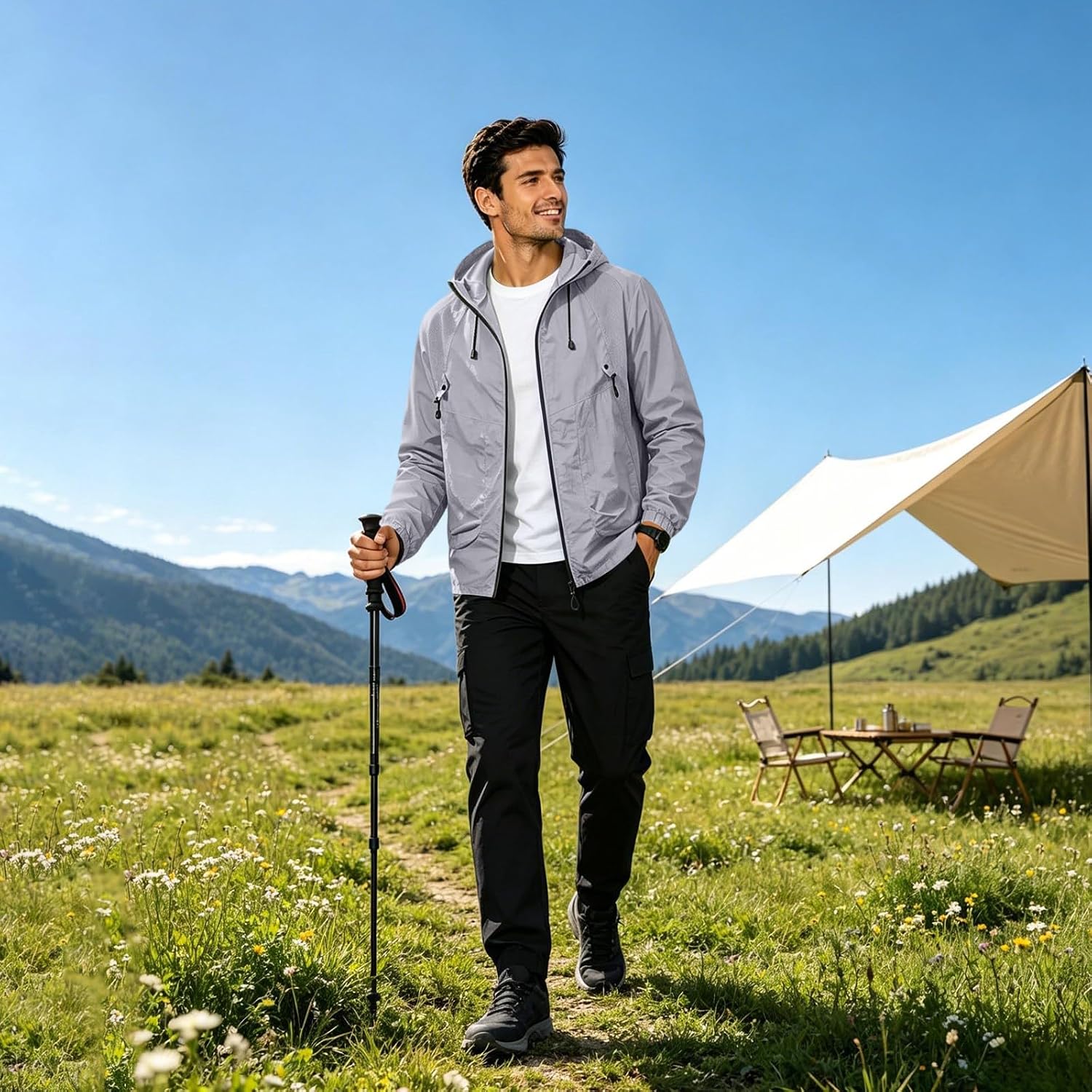 Lightweight Zip Up Hoodies for Sun Hoodie Mens Men Long Sleeve T-Shirt Comfortable Fishing Clothes