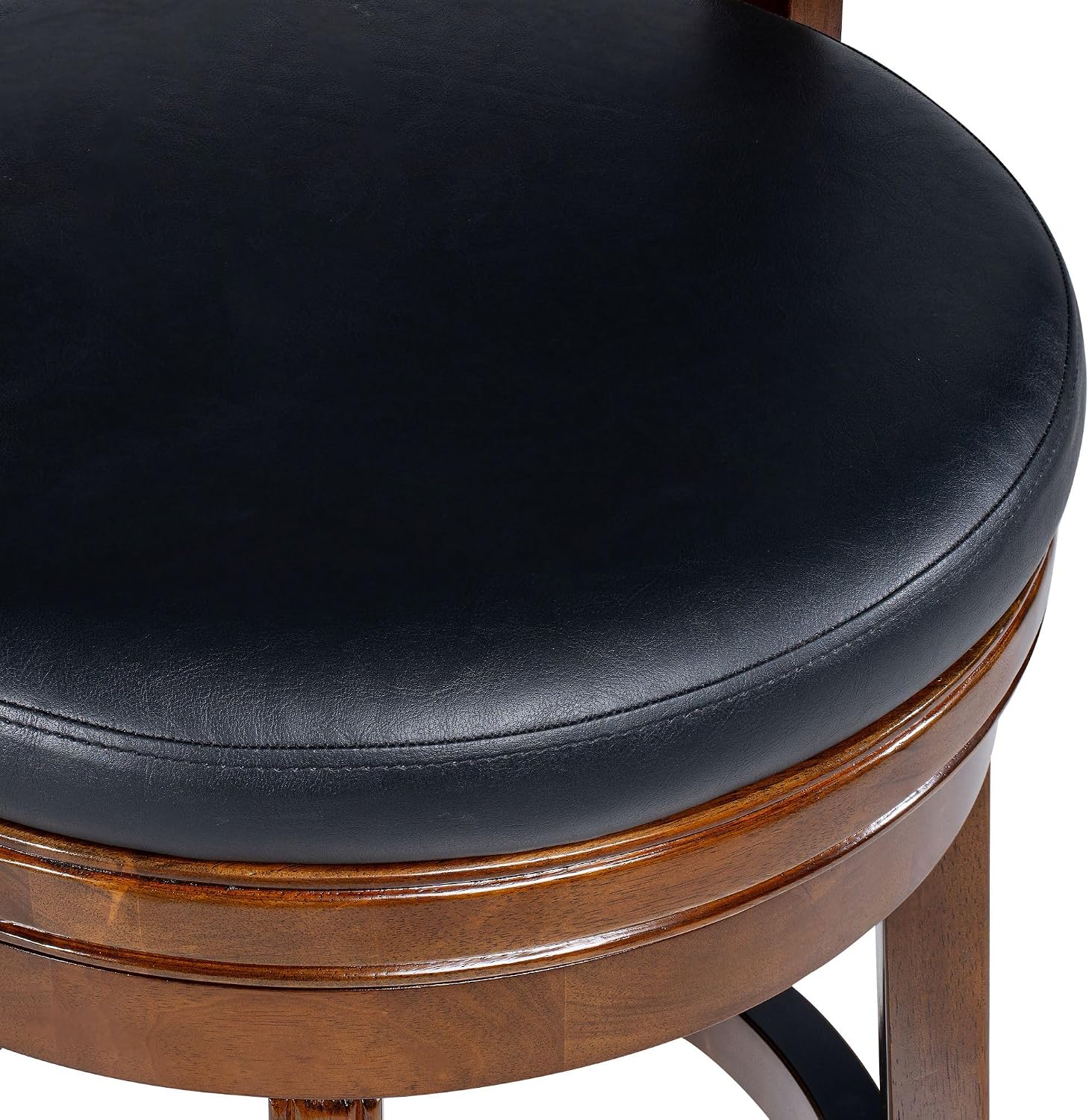 Balen Swivel Counter Stool - Cappuccino Finish