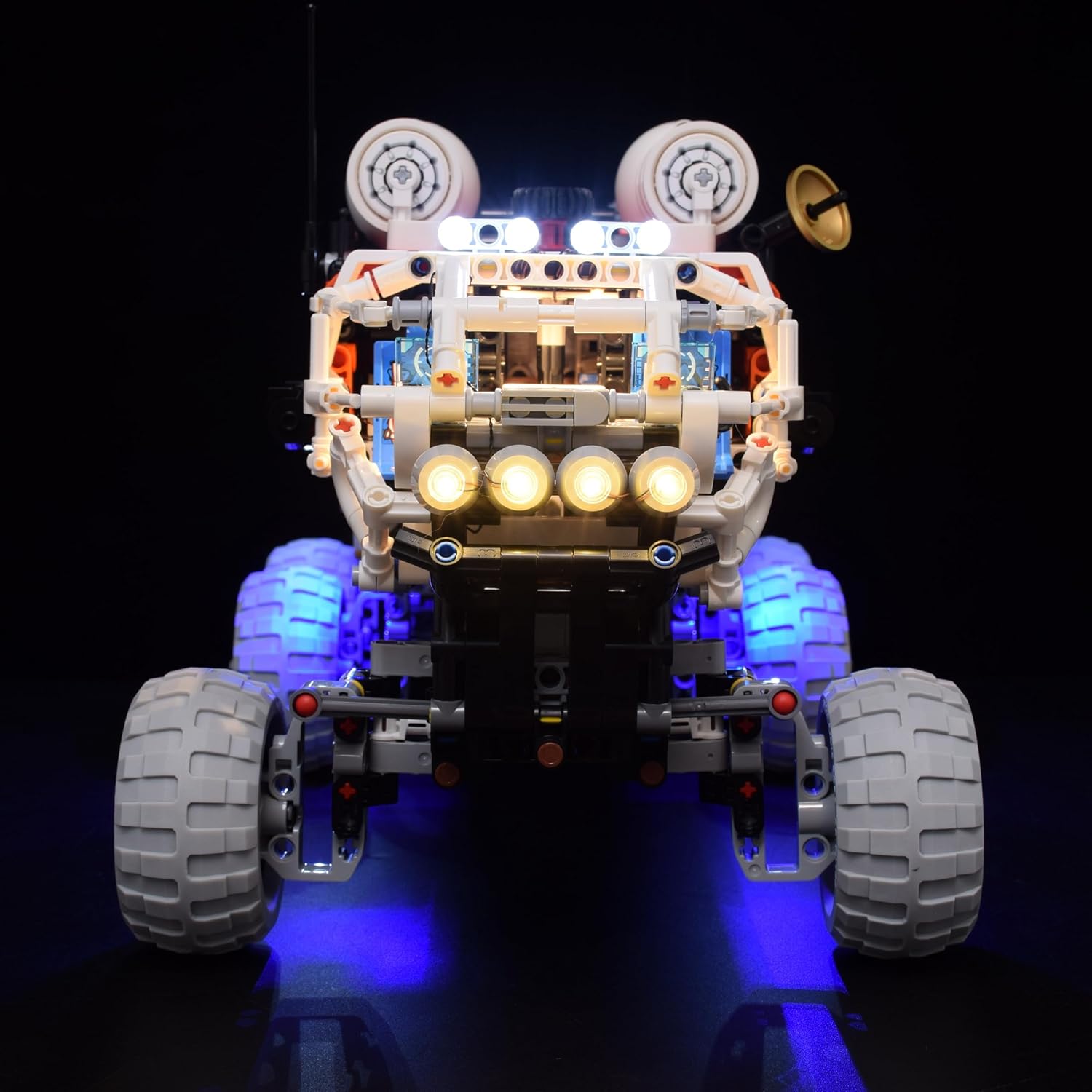 LightGo LED Lighting Kit Designed for Lego Space 42180 Mars Crew Exploration Rover Building Set - Not Include Model (Remote Version)