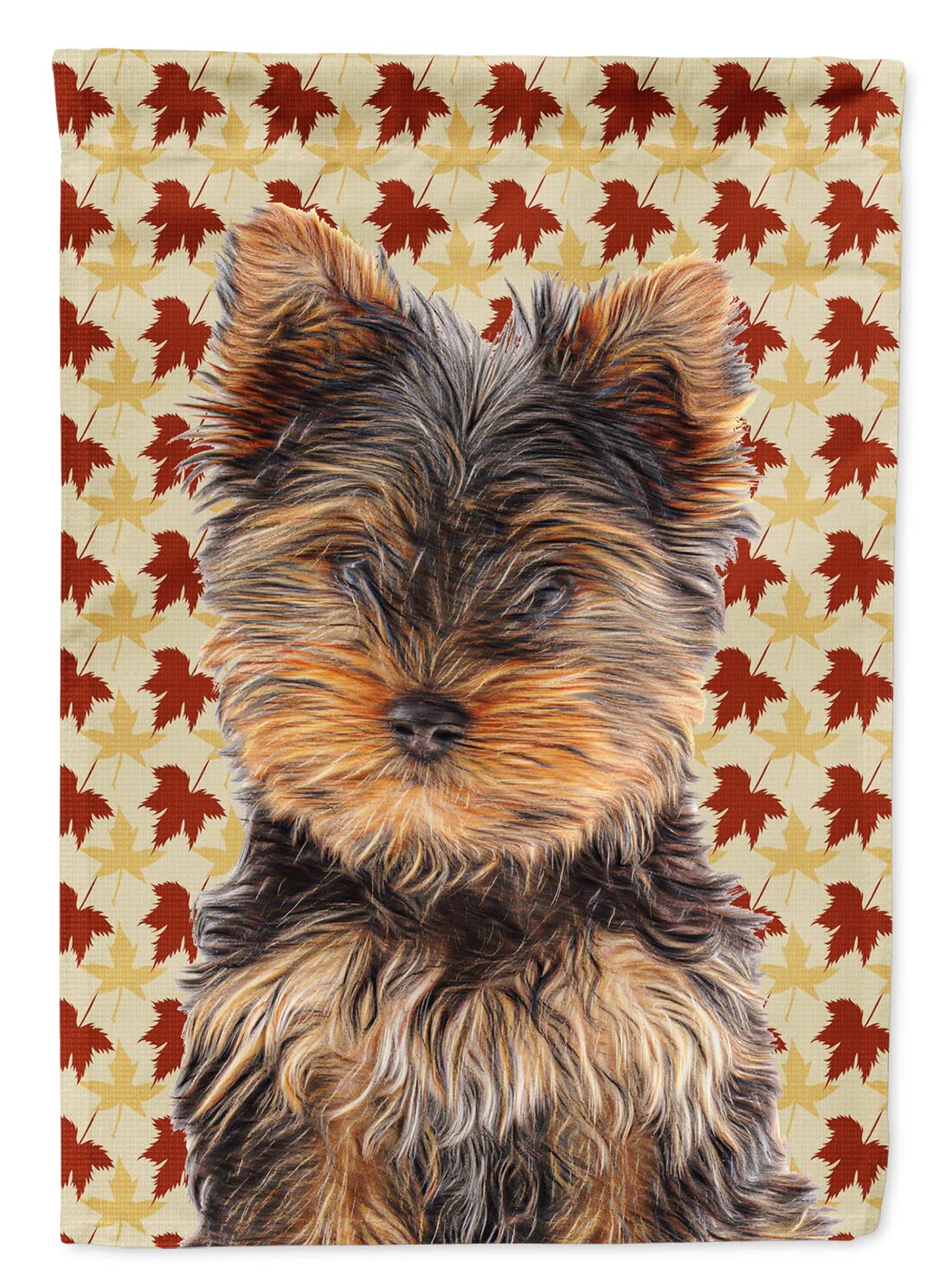 Caroline Treasures Bandiera Giardino Per San Valentino Con Yorkie/Yorkshire Terrier, Piccola, Double Face In Poliestere Resistente Alle Intemperie, Made In USA