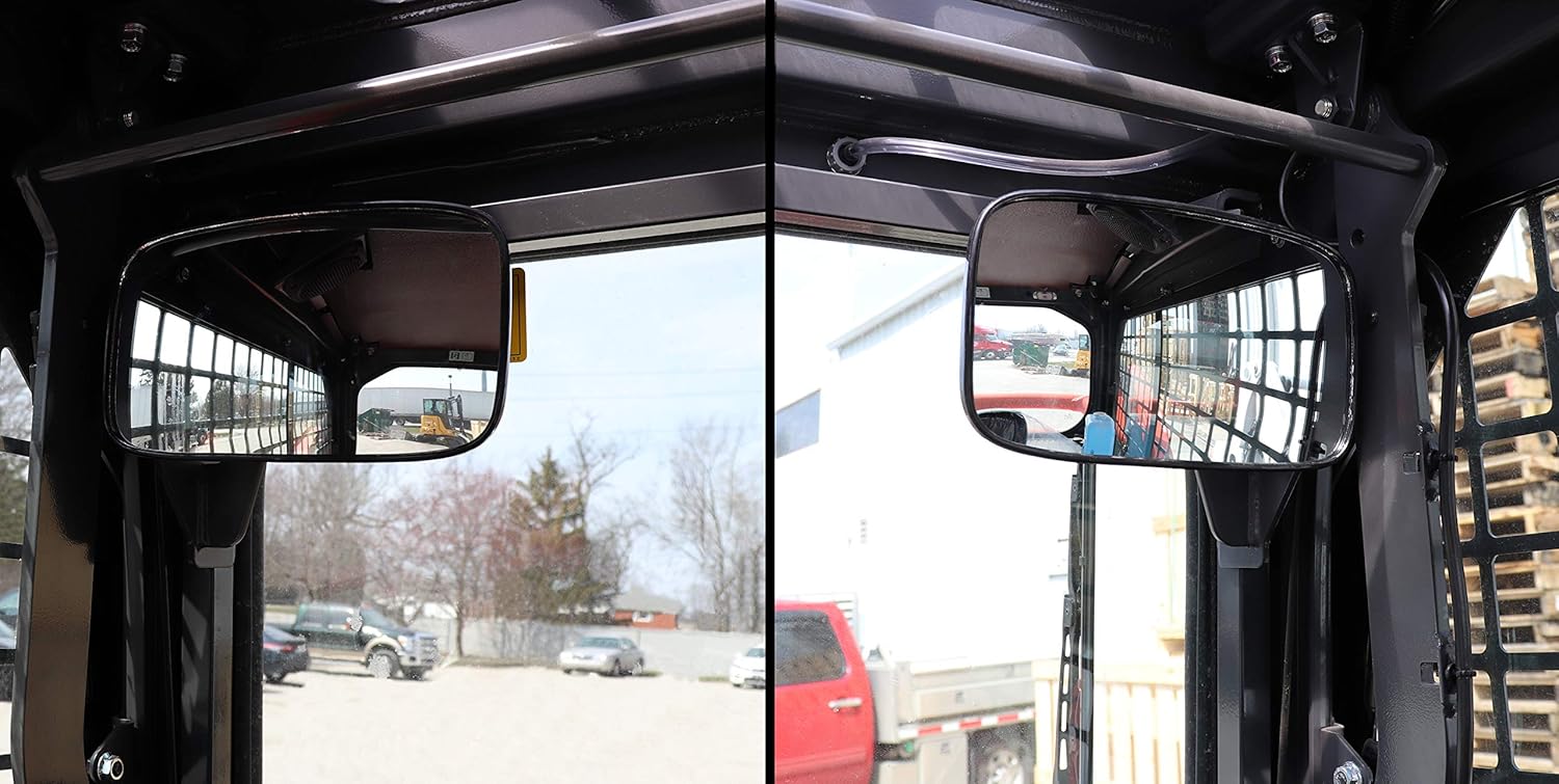 Kubota Track Loader Mirror Kit - fits SLV75 and SLV90 Models, Part # DMKB9993