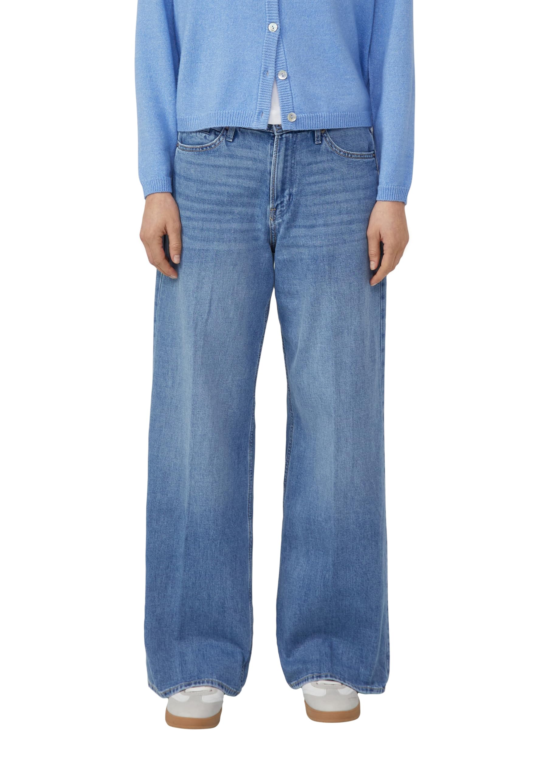 s.Oliver Damen Jeans – High Rise, Wide Leg, Regular Fit