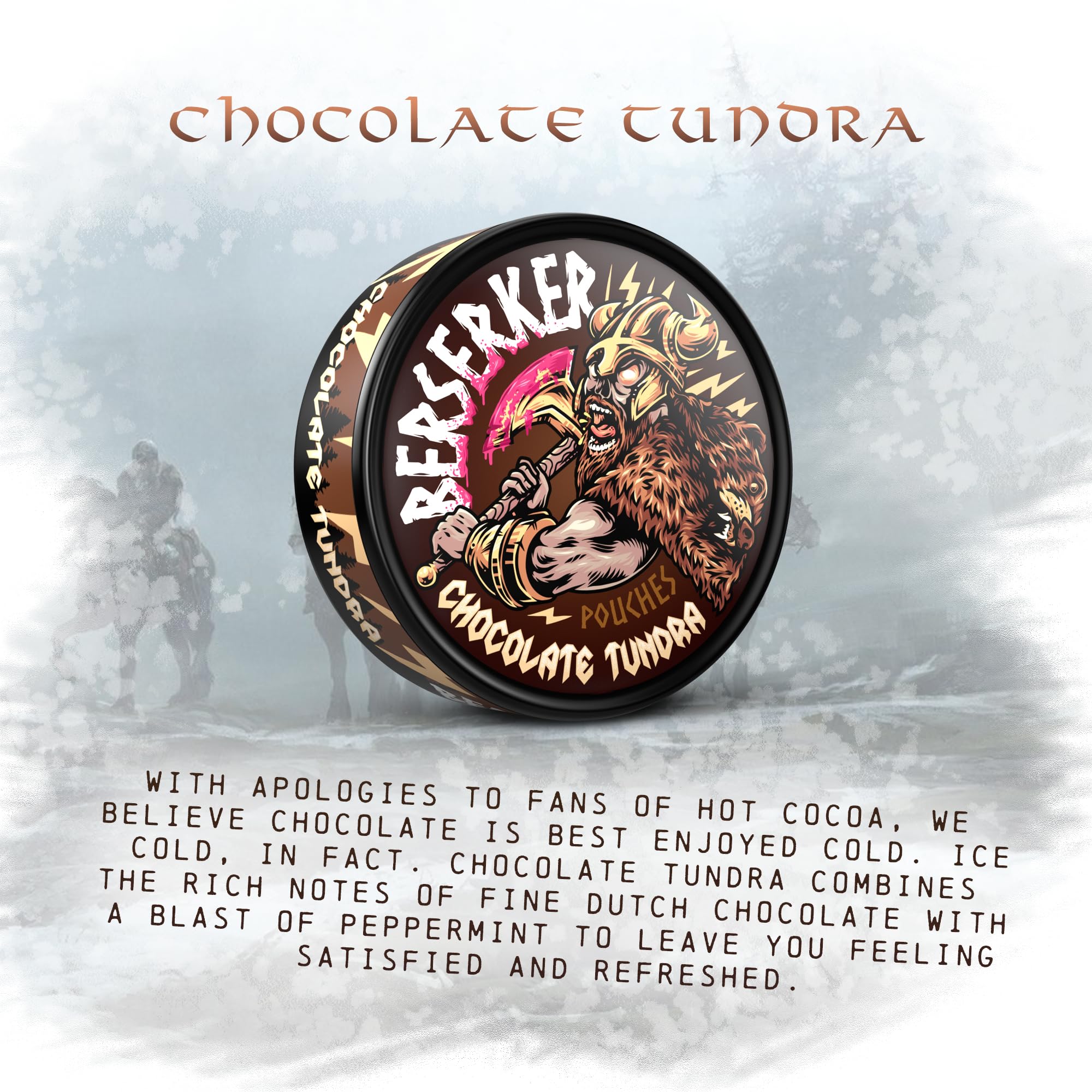 Amazon.com: OUTLAW DIP COMPANY Berserker Energy Pouches - Chocolate Tundra  - Caffeine Infused - 100mg per Pouch - 5 Pack - Tobacco Free