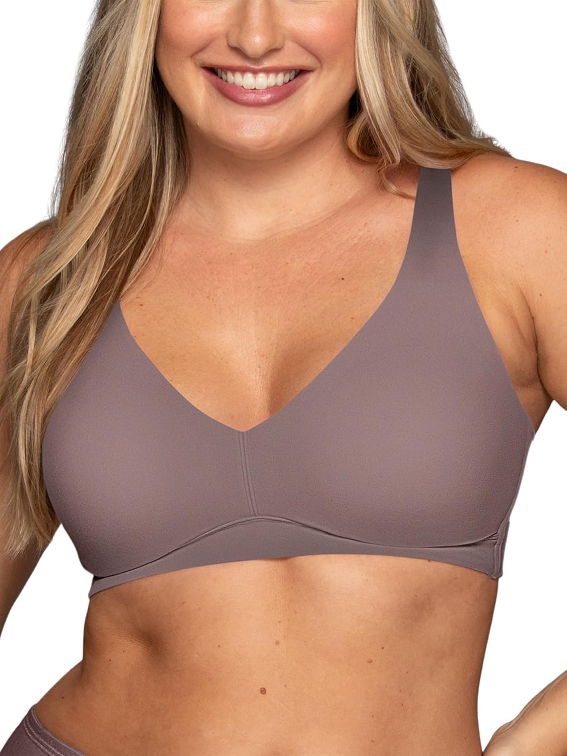 Vanity Fair Womens Beauty Back Smoothing Wireless Bra with Lift, Simple Sizing Available S-3xl