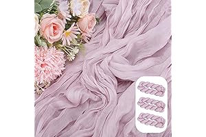 Socomi Cheesecloth Table Runner [3 Pack 10ft Gauze]