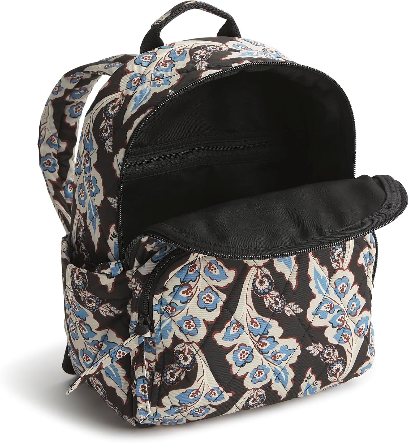 Vera Bradley Women's Performance Twill Small Banbury Backpack, Calyx + Quill Black, One Size - Image 3