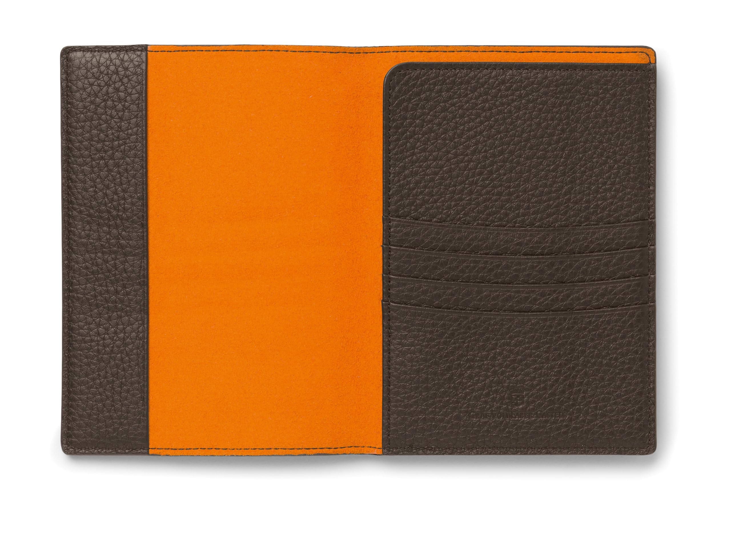 Graf von Faber-Castell - Funda Pasaporte Cashmere marrón Oscuro
