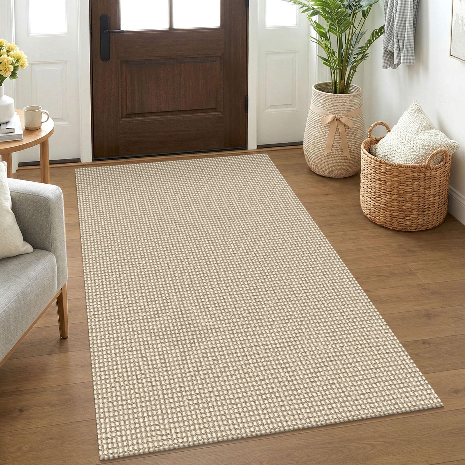 Amazon.com: KOZYFLY Rugs for Entryway 3x5 ft Washable Area Rug Non