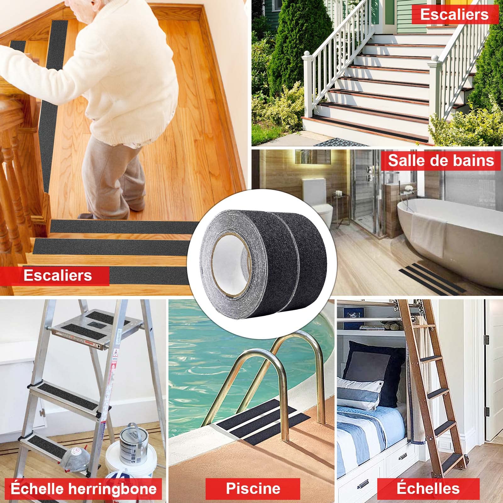 Antiderapant escalier au meilleur prix | Leroy Merlin