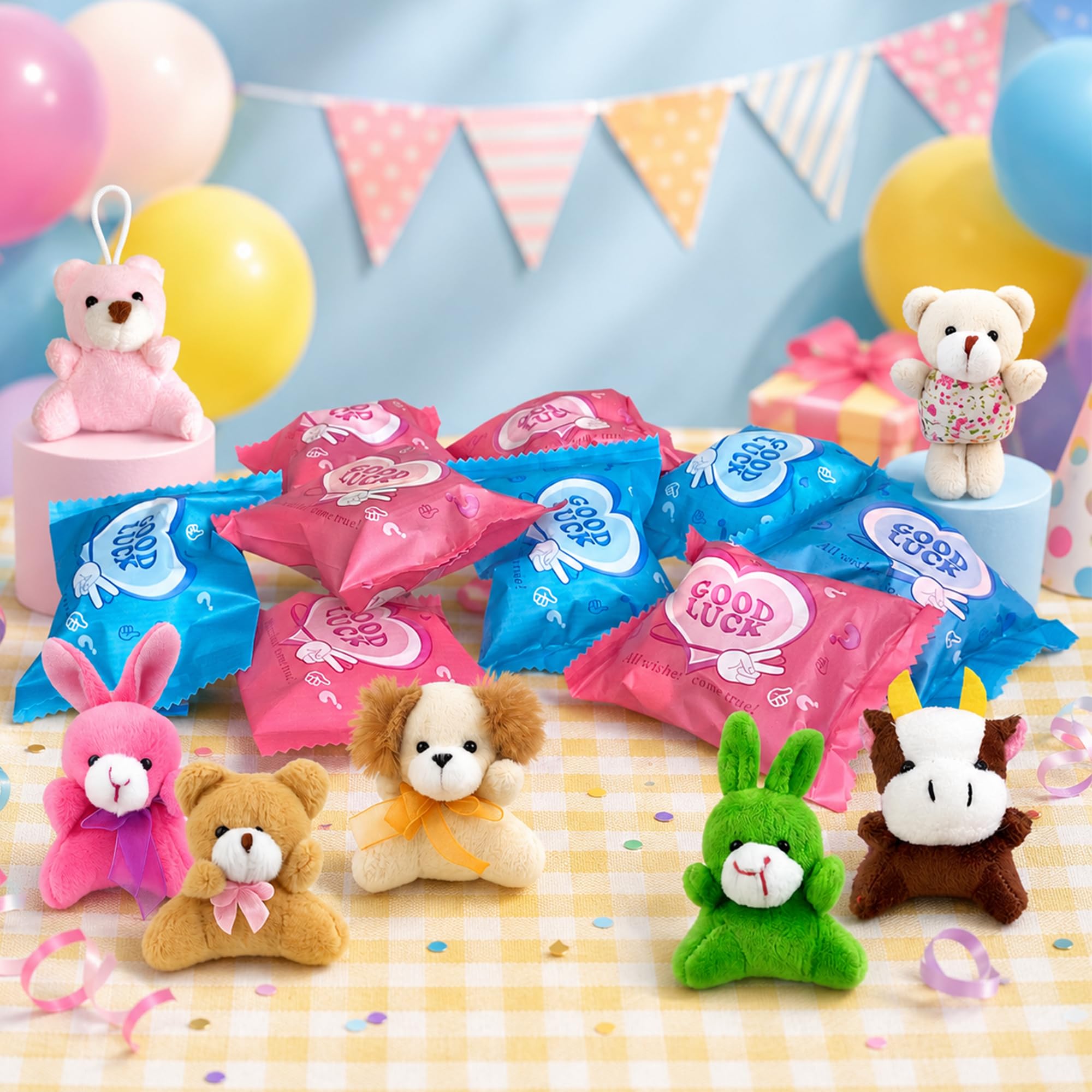 30 Stück 30 Stile Farbe Plüsch Mystery Bag Toys Mini Stofftiere