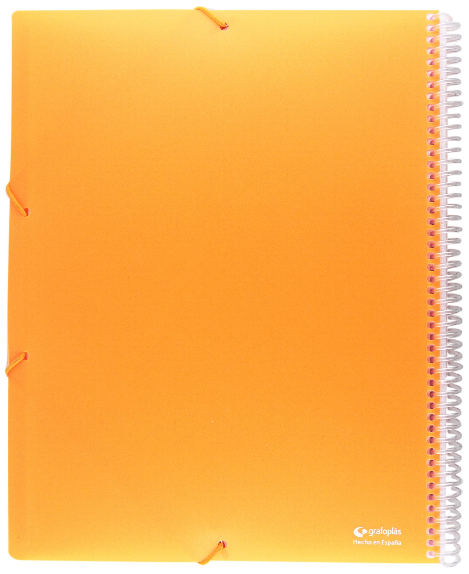 Grafoplas 1331140, Cartella con 30 buste, formato A4, copertina PP, Arancio