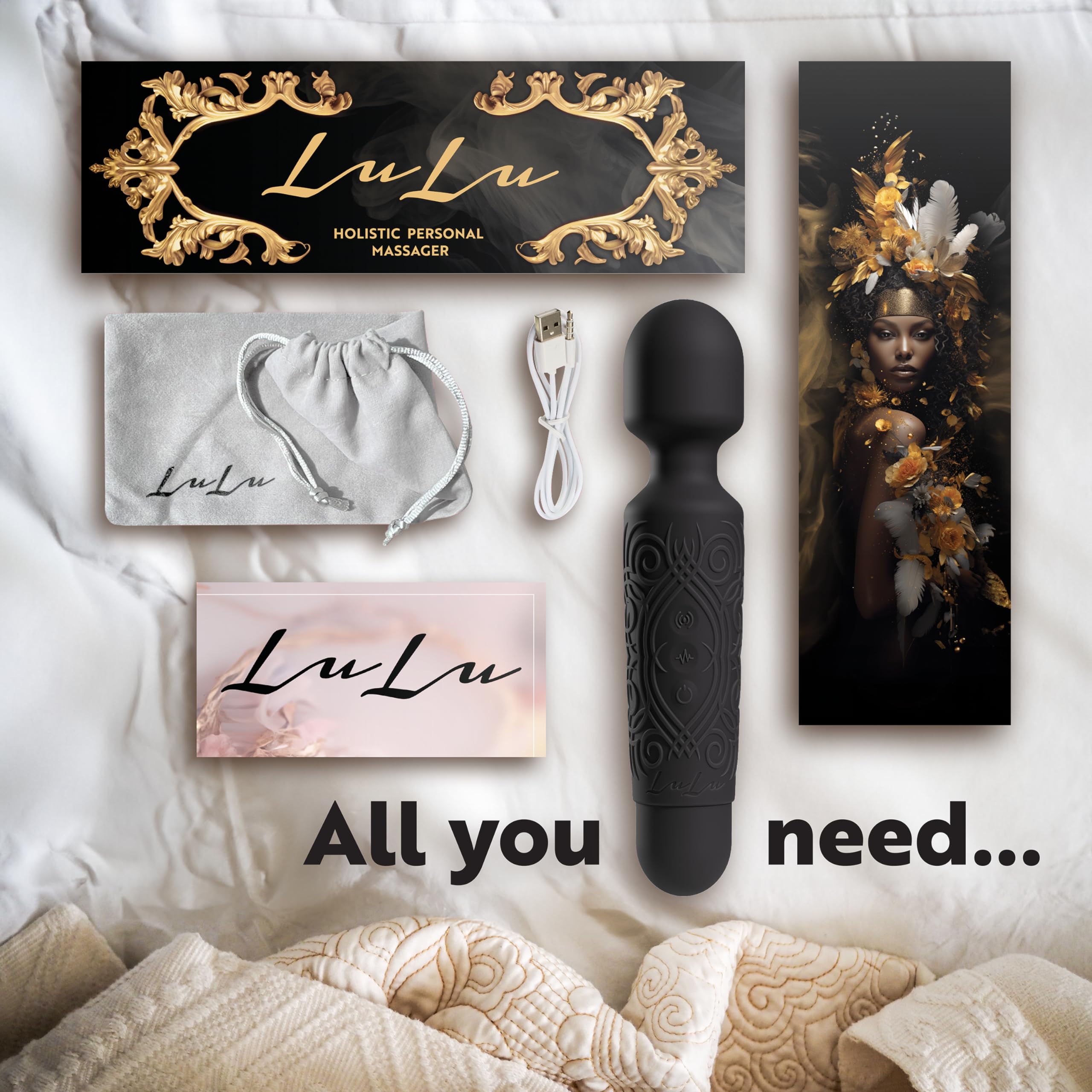 Amazon.com: LuLu Wand Vibrator for Women - Powerful Magic Wand Massager  Rechargeable Waterproof Silent - Mini Vibrating Wand Sex Toy with Strong  Vibrations for Clitoral Stimulation : Health & Household