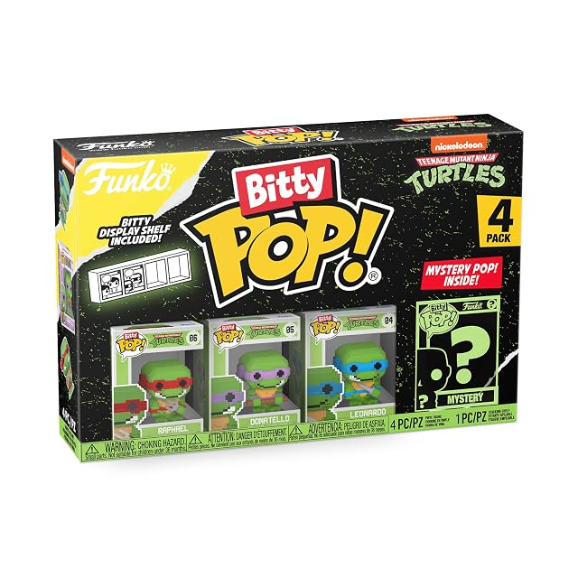 Foto 2 de 8 de Funko Bitty Pop! 4 Pack: Teenage Mutant Ninja Turtles