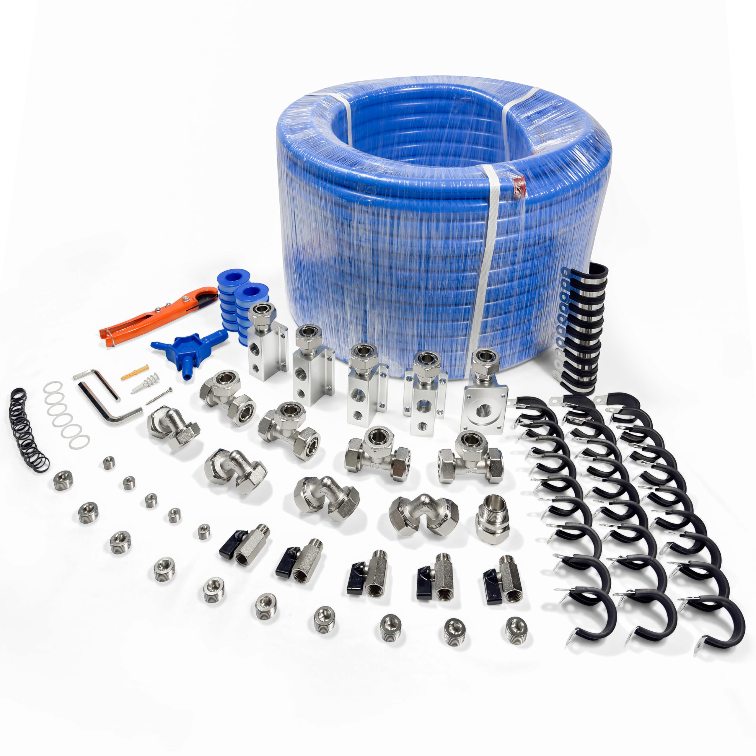 Fideursus 200 ft Compressed Air Piping System