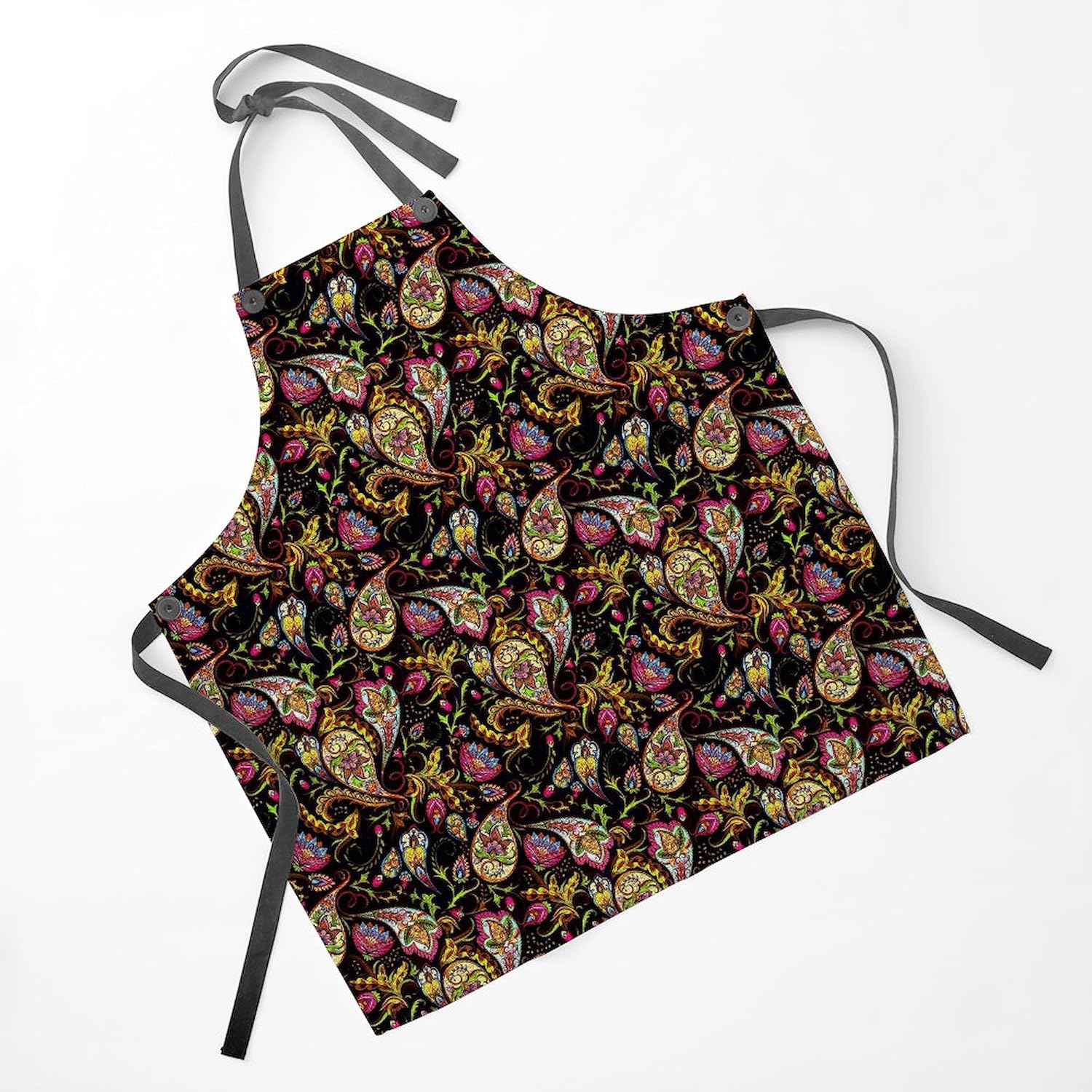 CafePress Pretty Paisley Digitally Printed Multicolor Apron
