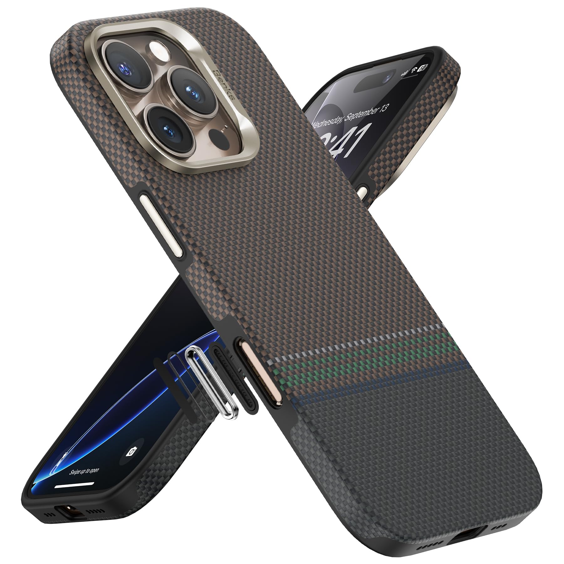 BENKS iPhone 16 Pro用ケース MagSafe 耐衝撃 耐久性 iPhone16ProMax ケース 耐衝撃 Benks ArmorPro ハイブリッド MagSafe