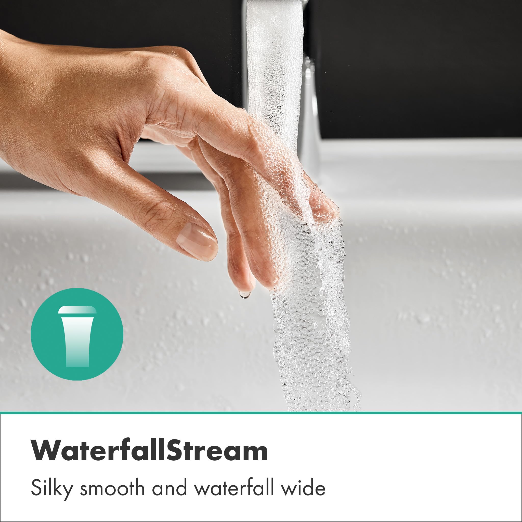 hansgrohe Vivenis Original - Badewannenarmatur Aufputz für 2 Verbraucher, Mischbatterie Badewanne mit Auslauf Länge 19,7 cm, Einhebelmischer Wanne, Chrom, 75423000