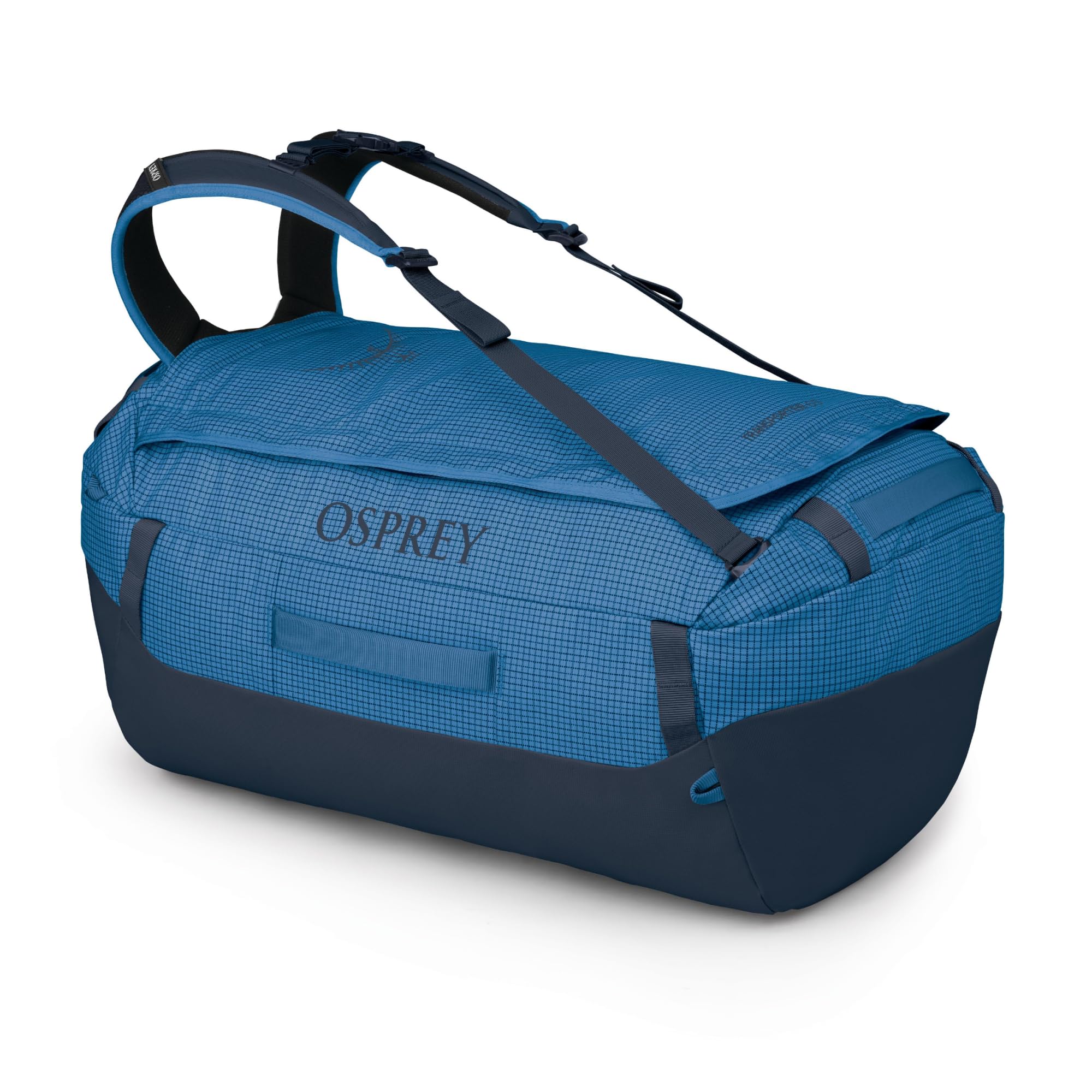 Osprey Transporter Unisex Duffel, 65L, Blue Flame/Scoria Blue, O/S