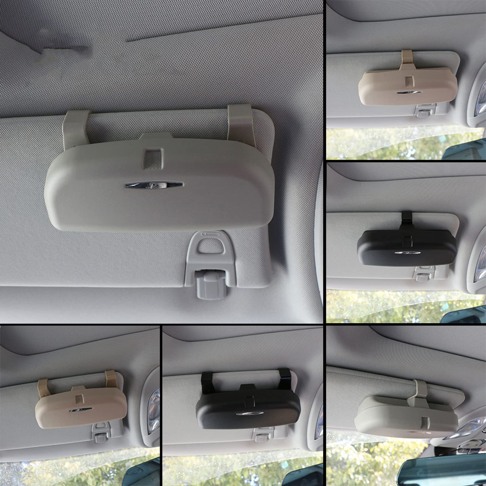 Custodia Occhiali Da Sole Per Visiera Auto | Compatibile Con Porsche 911, Cayenne, Macan E Altri Modelli - 6