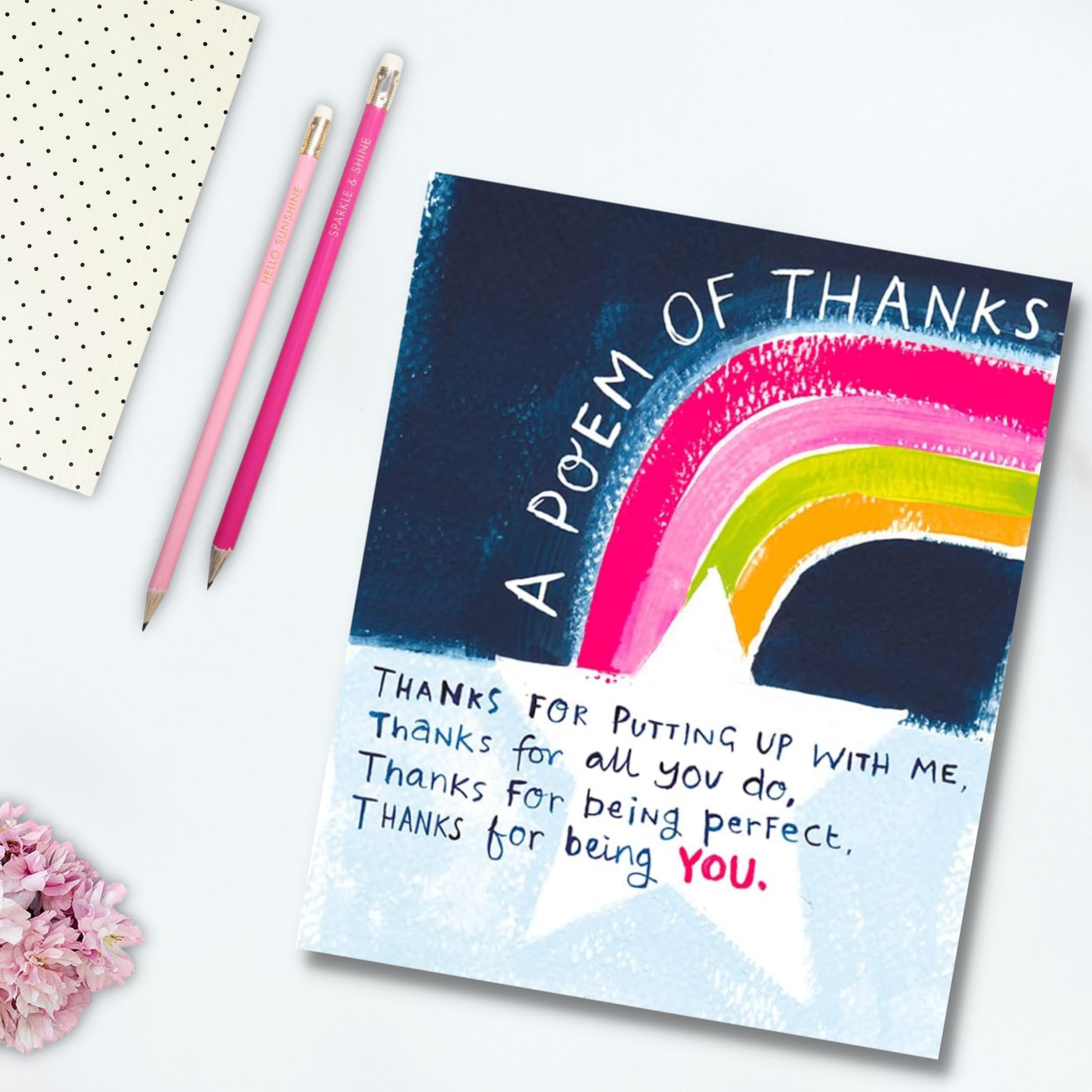 Juvale Lot De 12 Cartes De Remerciement Avec Enveloppes, Inscription