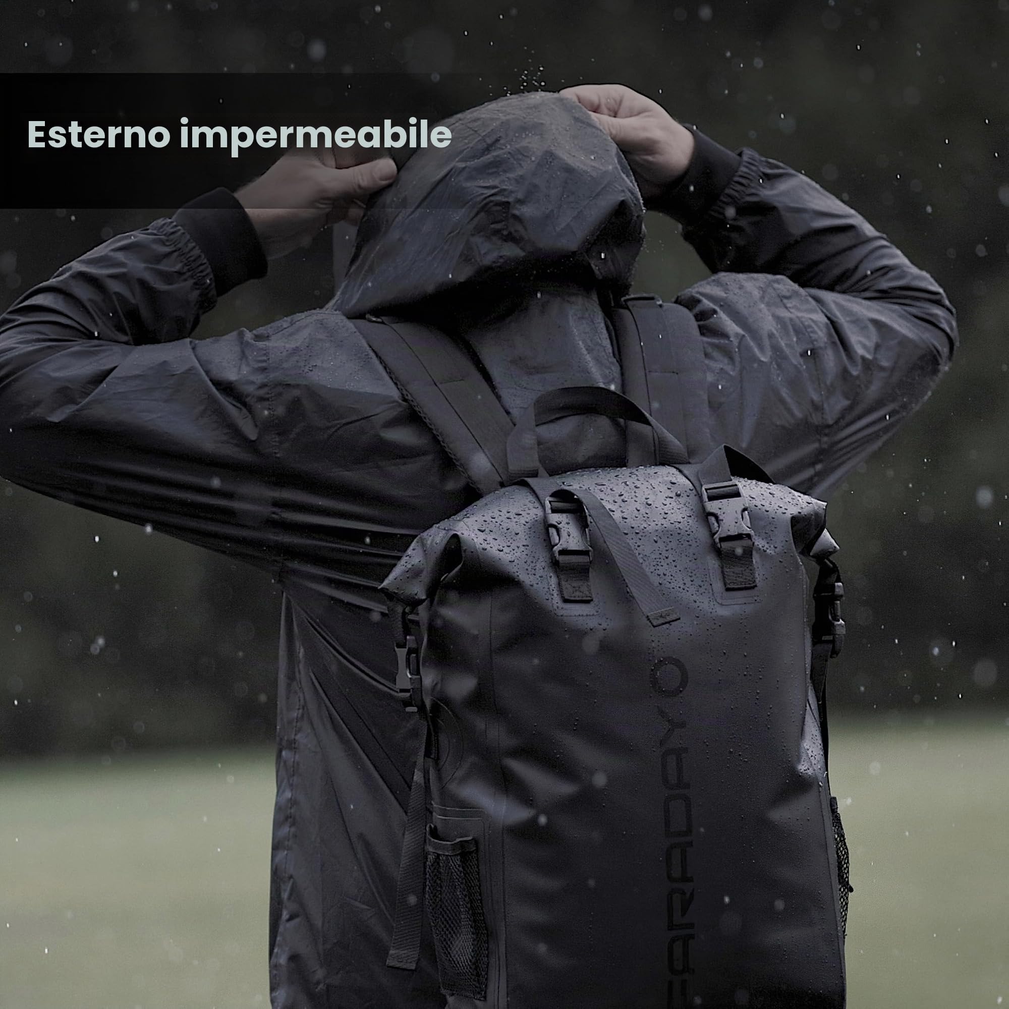 Faraday Defense Borsa impermeabile Faraday - Zaino da 17 litri - Accesso rapido e facile per schermare i dispositivi, protegge dati e dispositivi da hacking, monitoraggio, EMP