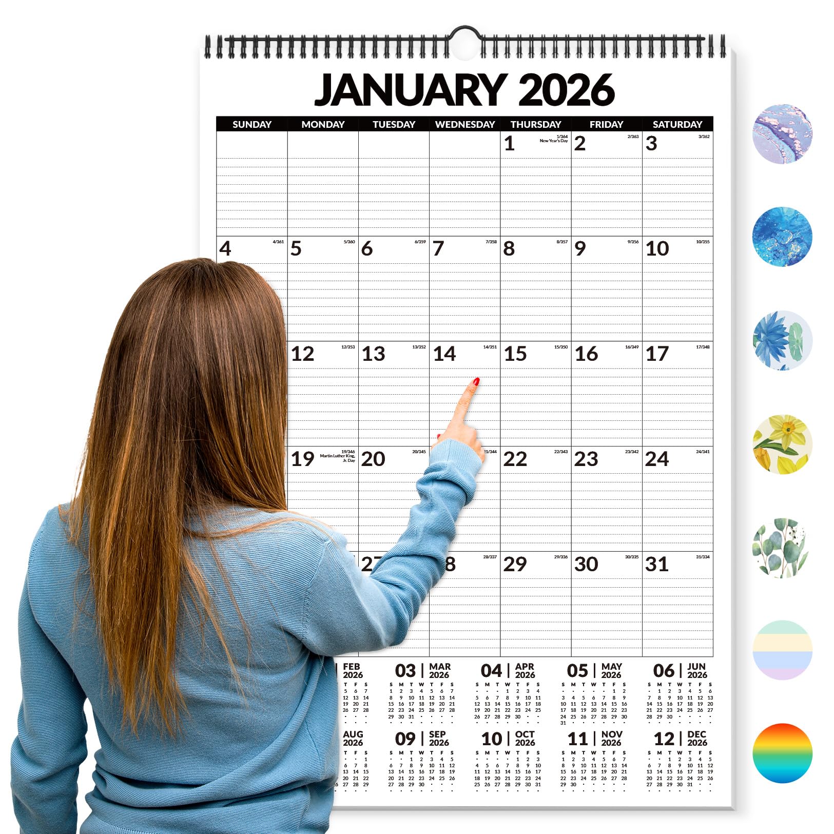 Forvencer Large Print Calendar