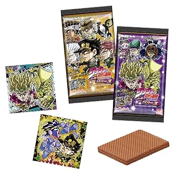 ジョジョの奇妙な冒険 シールウエハース 第一弾、第二弾　フルコンプ　全58種 にふぉるめーしょん ジョジョの奇妙な冒険 シールウエハース