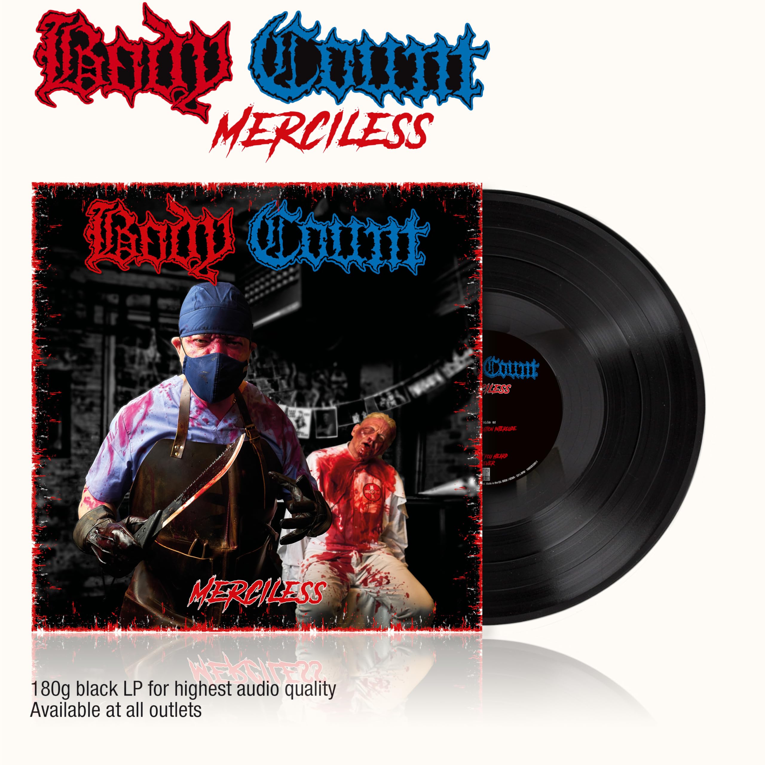 Body Count - Merciless Album Democrips Blue Vinyl LP Limited Edition new sealed