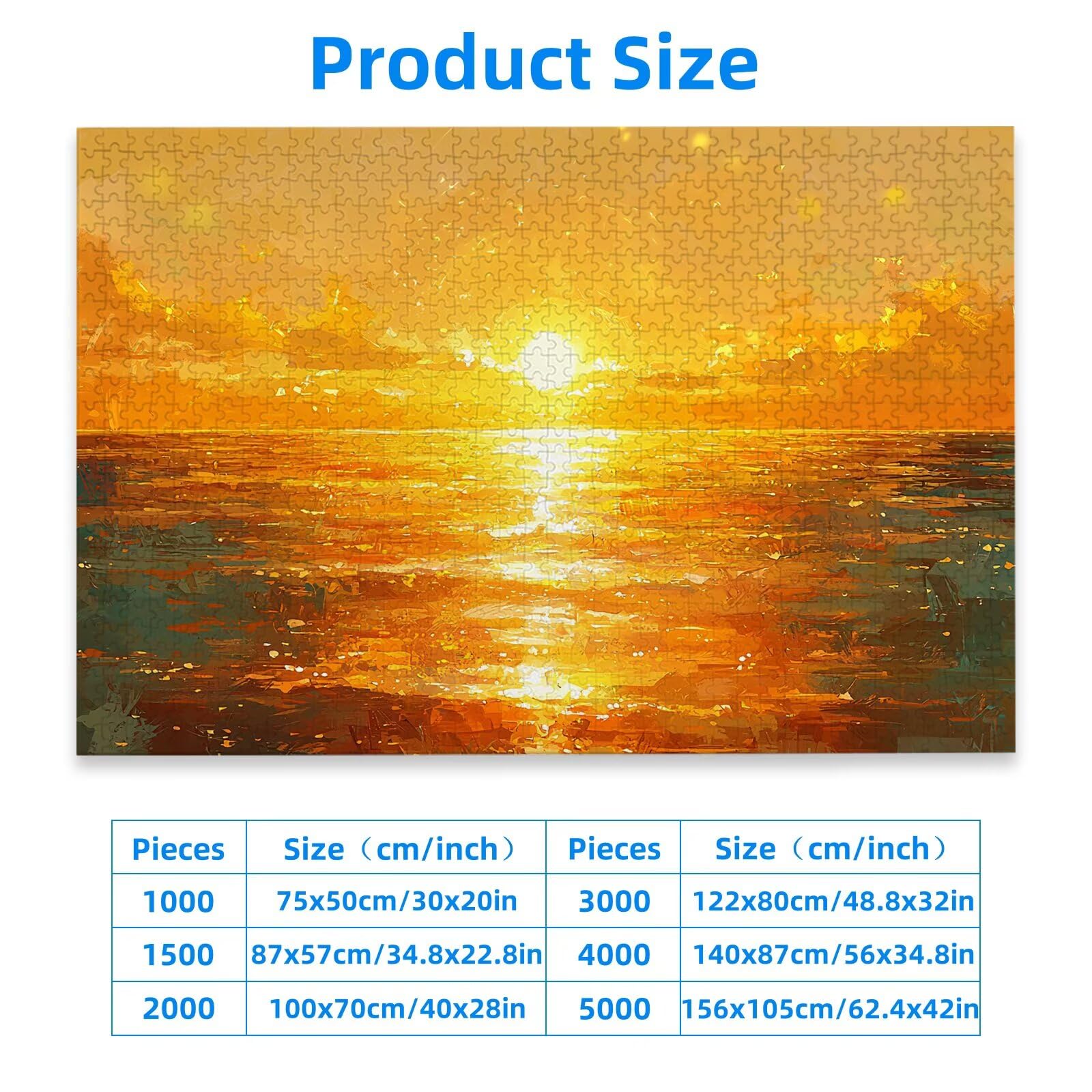 Puzzle Océan 3000 Pièces Adultes, Puzzle 3000 Pièces pour Adultes et Enfants à Partir de 14 Ans, Paysage Puzzles Bois de Qualité Supérieure avec Une Boîte d'emballage Exquise, Cadeau Femme, -2283