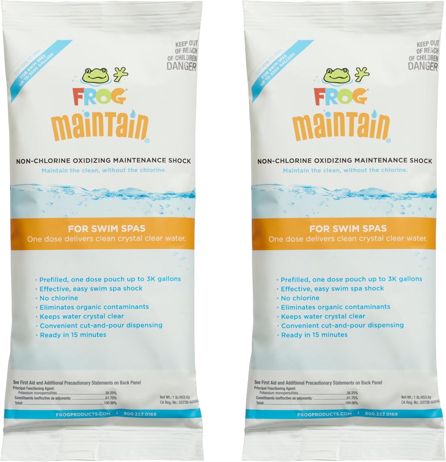FROG Maintain for Swim Spas - Non-Chlorine Shock (2 Pack)