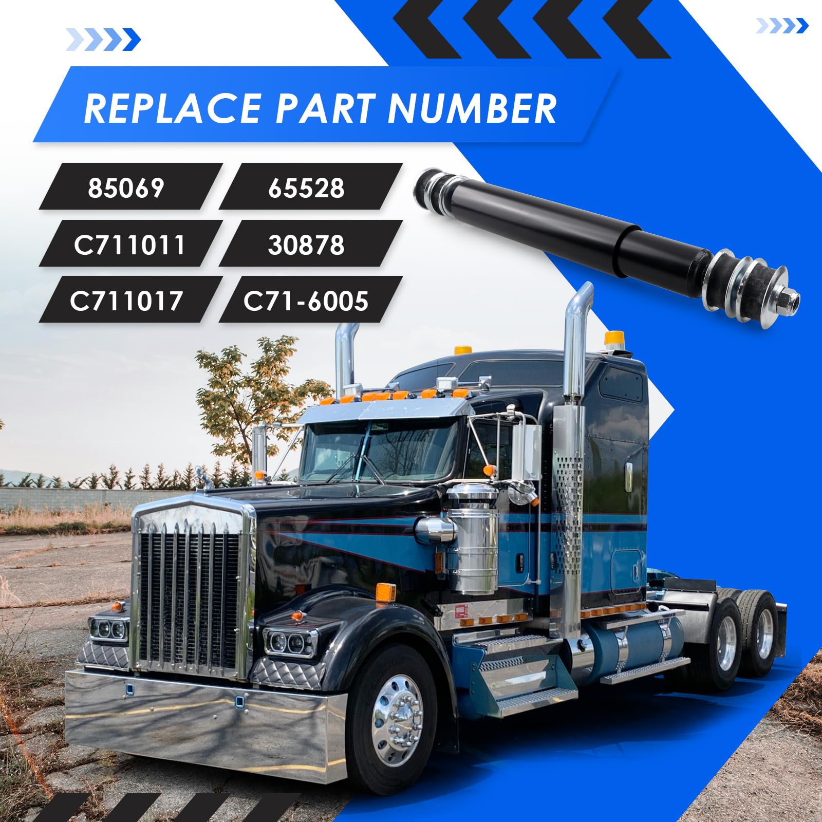 Gabriel Fleetline® 85000 Series Shock Absorber for Kenworth / Peterbilt