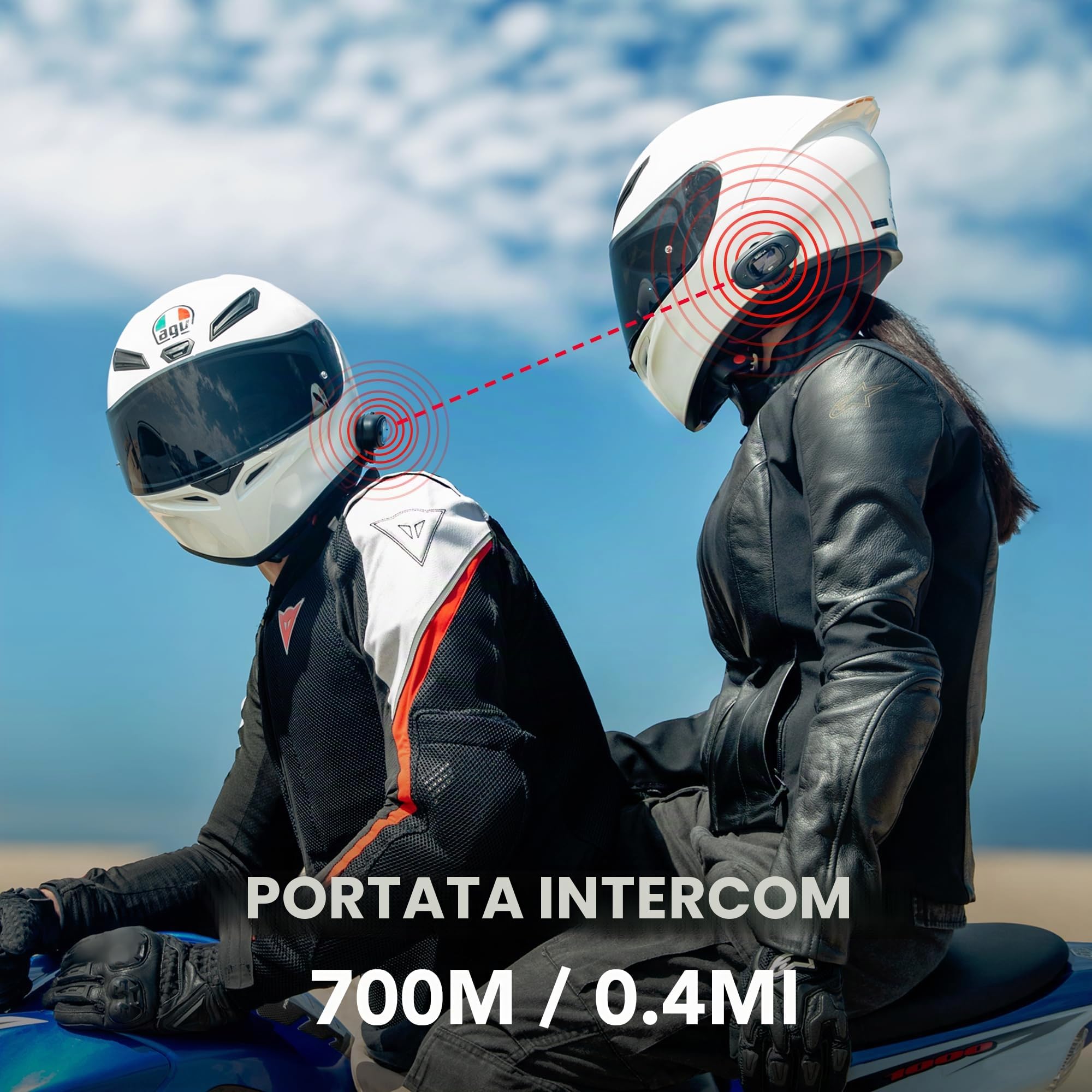 Sena 5R Interfono Bluetooth HD a due vie per moto