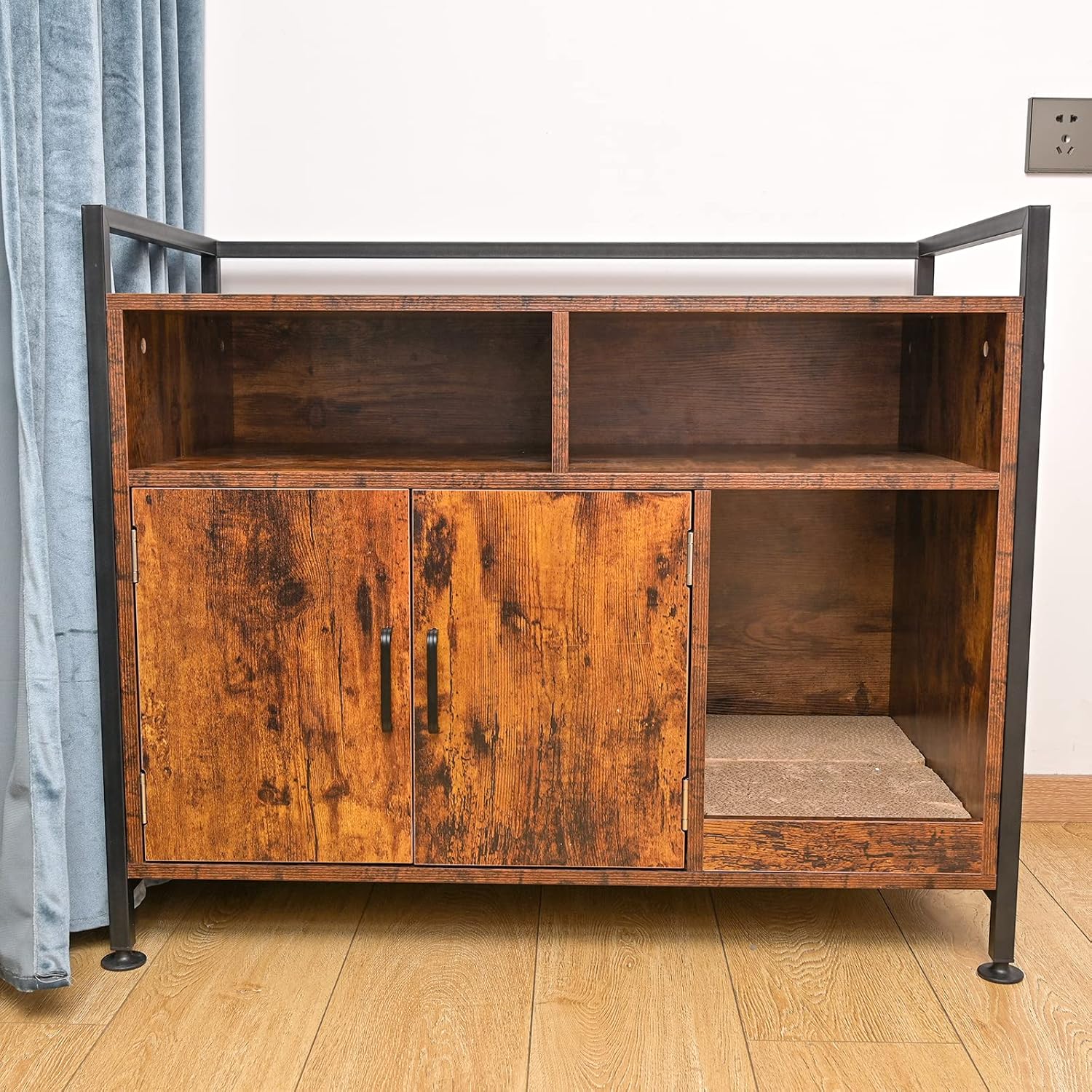 Cat Litter Box Enclosure Furniture Box Enclosure Cat Wooden