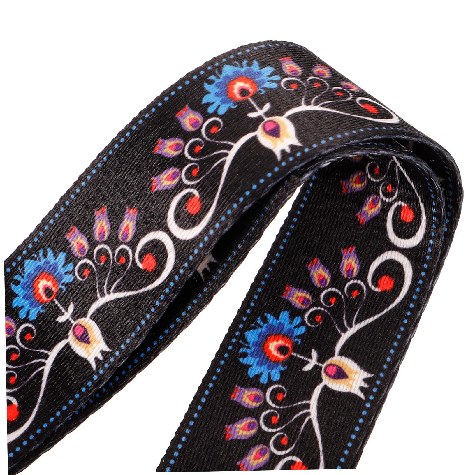 ibasenice tracolla per banjo cinghia chitarra banjo cinghia Accessori per strumenti musicali Cinghia per banjo nera cintura per chitarra popolare supporto da spalla per chitarra Metallo