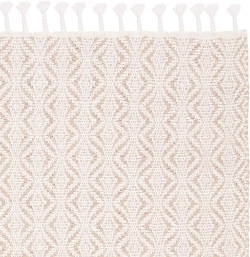 Miniatura 9 de SAFAVIEH Natura Collection - Alfombra de área de 5 x 8 pies, color beige, lana hecha a mano, ideal para zonas de alto tráfico en sala de estar,