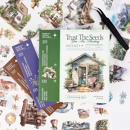 Miniatura 100 de 3500 calcomanías coreanas para tarjetas fotográficas Kpop, calcomanías de decoración de libros, calcomanías estéticas con purpurina de mariposa